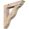 Ekena Millwork Funston Traditional Smooth Bracket w/ Offset Brace, Douglas Fir, 7 1/2"W x 38"D x 38"H BKT0806X38X38FST01SDF - alternate 1